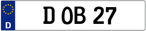 Truck License Plate